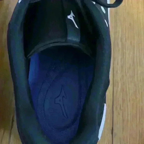 Mizuno Ambition 2 TPU Men’s Baseball Black White Cleats Size 8.5 - Picture 6 of 12